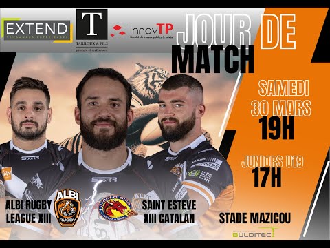Albi Rugby League XIII vs Saint Estève XIII Catalan Elite1