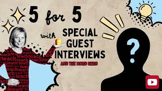 5 for 5 || A Deep Dive Video Interview Series with the Word Nerd