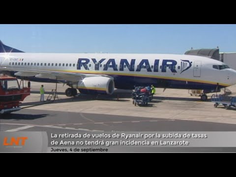 La retirada de vuelos de Ryanair no tendrá gran incidencia en Lanzarote