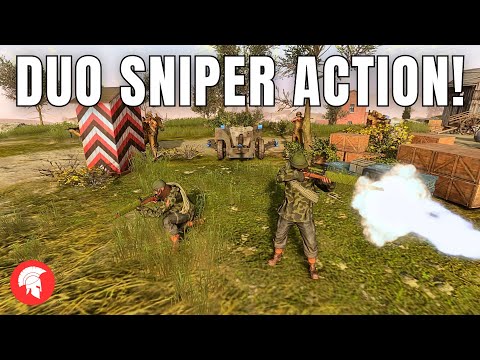 DUO SNIPER ACTION! - Company of Heroes 3 - US Forces Gameplay - 3vs3 Multiplayer - No Commentary