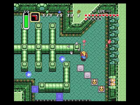 Let's Replay Link To The Past pt 11   Misery Mire,Sixth Crystal and Powerups