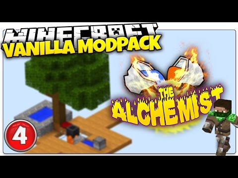 Minecraft Alchemist | Vanilla Modded Skyblock: Ep. 4 - Home Tree? Nooooo!!