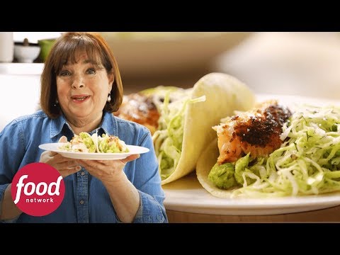 Tacos de salmón asado | Cocinando con Ina Garten | Food Network Latinoamérica