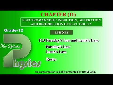 Grade 12 Physics Chapter 11 Lesson 3