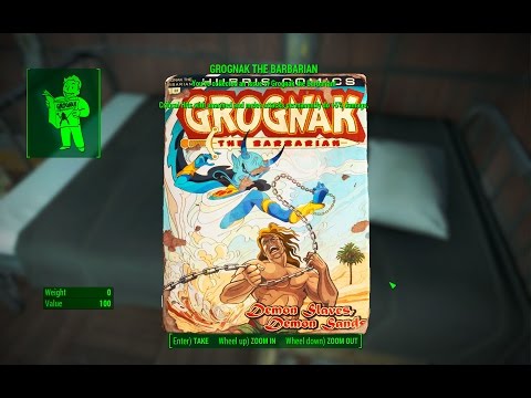 Grognak The Barbarian Magazine - Malden Middle School - Vault 75 - Fallout 4