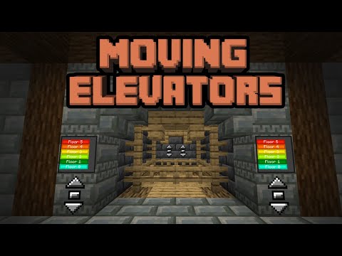 Minecraft. Обзор мода: Moving Elevators. Мод на новые лифты!
