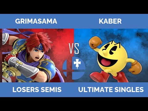 RogaSmash 225: SSBU Losers Semis – GrimaSama (Roy, Pythra, Cloud) vs Kaber (Pac-Man, Banjo, Olimar)