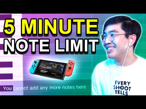 5 MINUTE NOTE LIMIT in KORG Gadget Switch