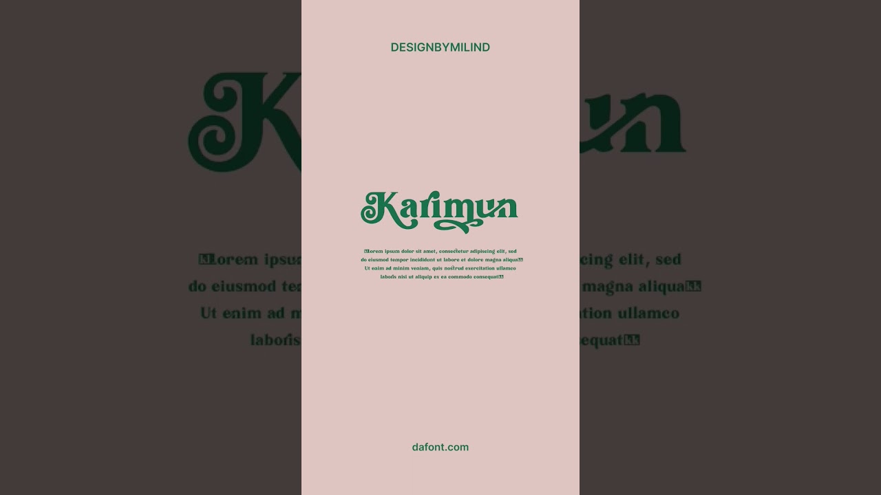 Download these 5 free vintage fonts now for soke classic look!    #fonts #freefonts #graphicdesign