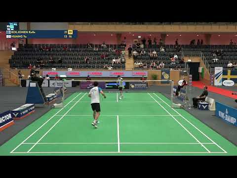 Match Point - Kalle Koljonen vs Huang Yu - MS, SF - Swedish Open 2023