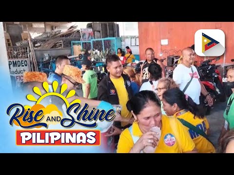 BFP Muntinlupa, namimigay ng libreng ice tubig sa mga mamamayan sa lansangan;