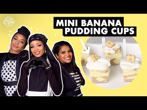 How to make Mini Banana Pudding Cups