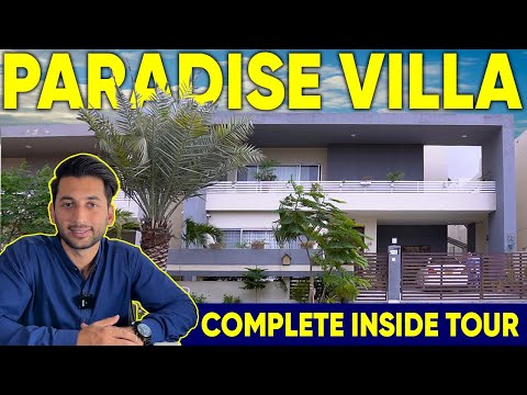 Paradise Villa Inside Tour || Latest Prices , Location , Rent & Population Status || Bahria Town Khi