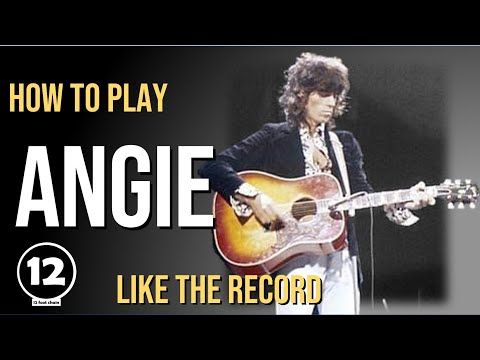 Angie  - Rolling Stones | Guitar Lesson