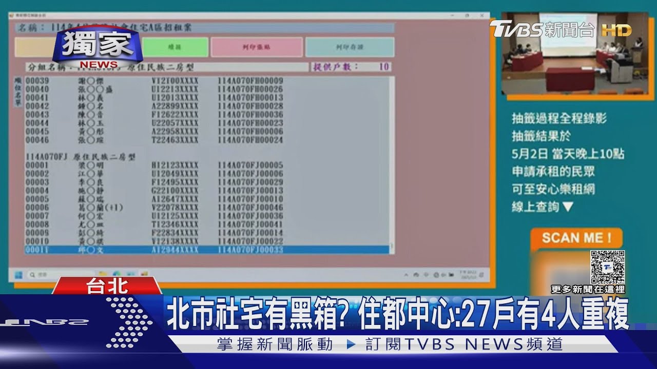 想住抽嘸！　民眾控訴北市社宅重複中籤高