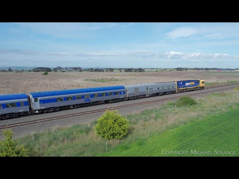 1AM8 & 2MA8 "The Overland" Passenger Train (2/10/2022+3/10/2022) - PoathTV Australian Railways Vlogs