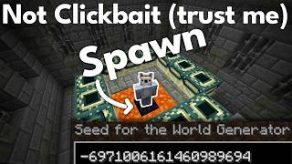 Beating Minecraft without Moving (Real Seed)