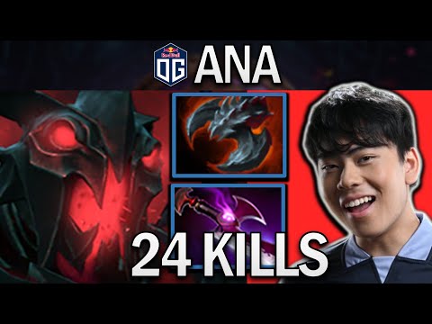 Shadow Fiend Dota 2 Gameplay : OG.Ana with 24 Kills & Pike #dota #dota2