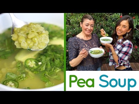 VEGAN PEAS SOUP WITH MY MOM!