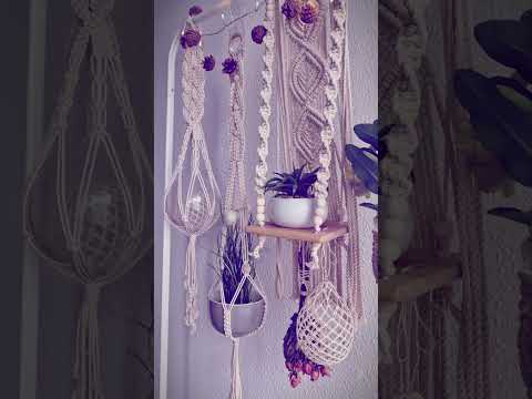 DIY Macrame Plant Hanger Easy NEW Diamond Design