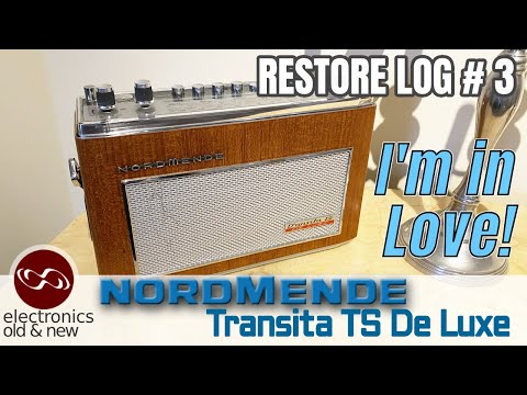 I'm in Love! This one is beautiful. Nordmende Transita TS De Luxe restoration part 3.