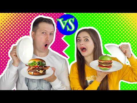 ФАСТФУД VS ЗДОРОВАЯ ЕДА Челлендж 🐞 Эльфинка