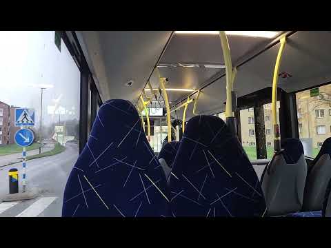 Sörmlandstrafiken Nyköping - Linje 1 Nyköpings bussterminal-Champinjonvägen med Nobina 4574