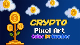 Crypto Pixel Art Coloring