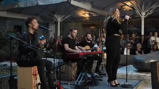 Ella Henderson Performing Mirror Man Live at the Sanderson Hotel, London. Batiste Party Press Event
