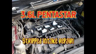 3.6L Dodge Pentastar stripped intake manifold REPAIR! Chrysler / Jeep
