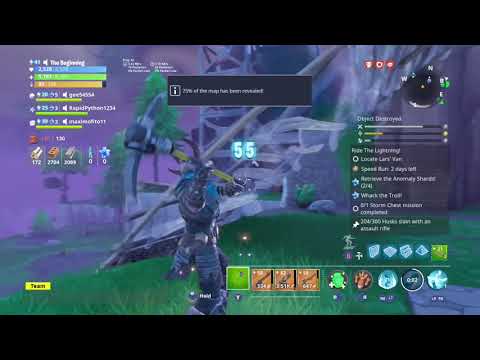 What a building getting destroyed in Fortnite save the world looks like