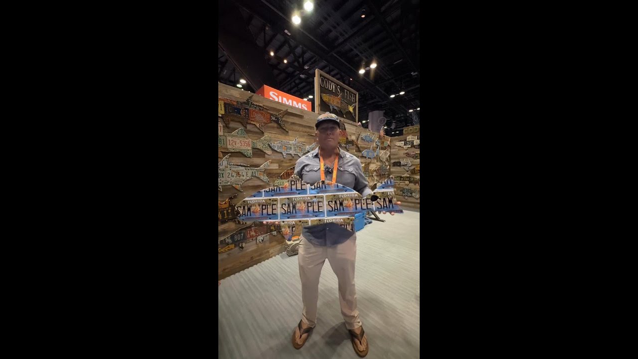 Meet @codyrichardsonscreations, the artist behind stunning fish art pieces.