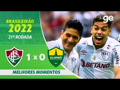 Gols e lances de Fluminense x Cuiabá