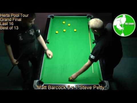 Herts Tour Matt Barcock v Steve Petty