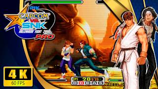 Capcom vs. SNK: Millennium Fight 2000 Pro (PlayStation) 【Longplay】