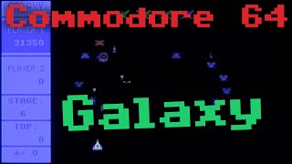 CC64 playing "Galaxy" (1983). Game #101.