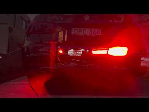 330i B48 sound comparison between VRSF downpipe vs full stock both in sports mode