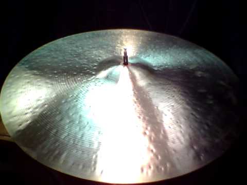 22 & 5/8ths Kontroversial Ride, 2525g - Handcrafted cymbals by Craig Lauritsen.MOV