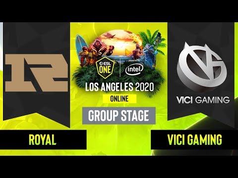Dota2 - Royal Never Give Up vs.  Vici Gaming - Game 2 - Group Stage - CN - ESL One Los Angeles