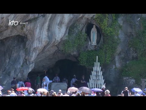 Chapelet du 10 juillet 2023 à Lourdes