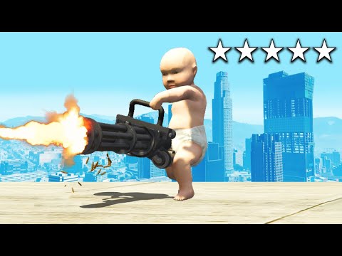 JUGANDO como BEBÉ en GTA 5