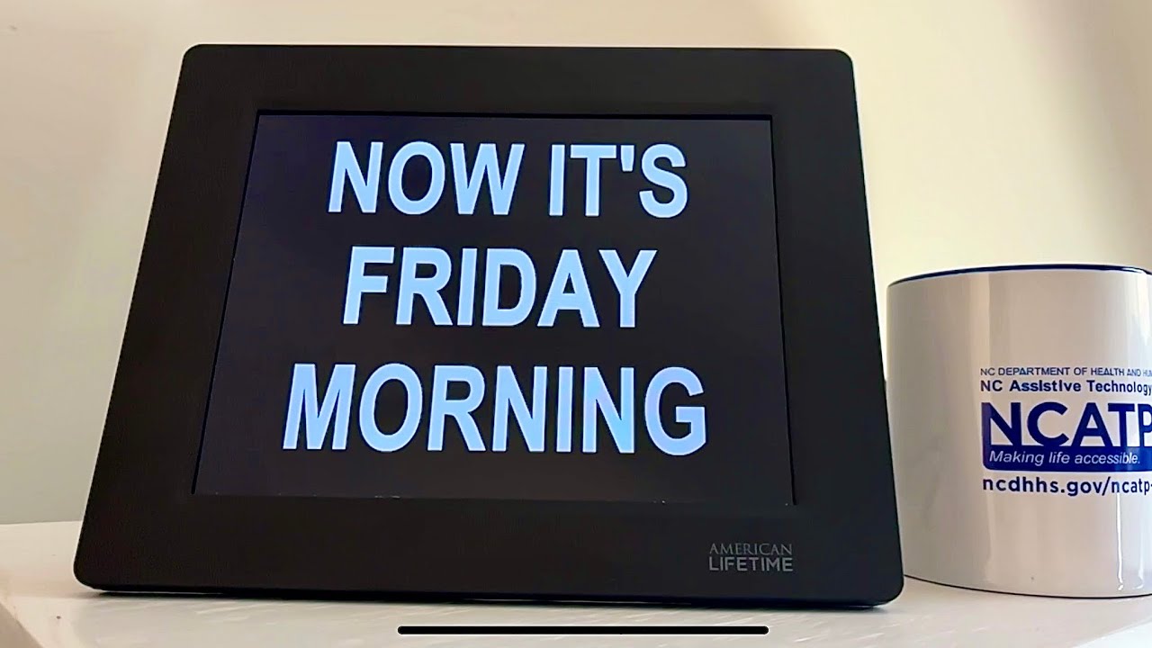 The American Lifetime Premium Day Clock : Display Clock (Mid Tech)