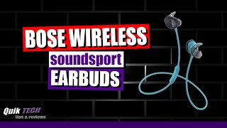 Video thumbnail for Bose SoundSport Wireless Earbuds by Quik Tech Solutions L.L.C