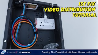 Control4 Backbox & Cable Setup for Video Distribution | AOS Academy Tutorial