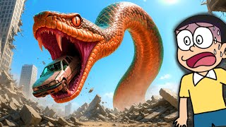 Download lagu Nobita Found Giant Monster Snake 💀 mp3