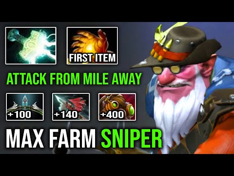 MASTER SNIPER MID IS BACK First Item Midas with Insane Fast Farm Triple Stack Immortal DotA 2