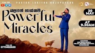 Download lagu බලවත් හාස්කම් POWERFUL MIRACLES    [PASTOR LAKITHA RAJAPAKSHA] KING JESUS CHURCH 30.05.2026 mp3