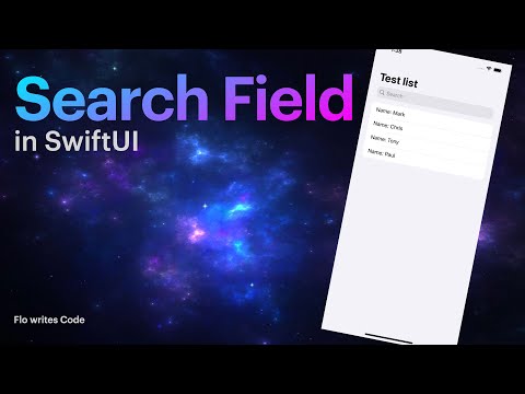 Add a Searchbar in Swiftui 3 | iOS 15 Swift Tutorial