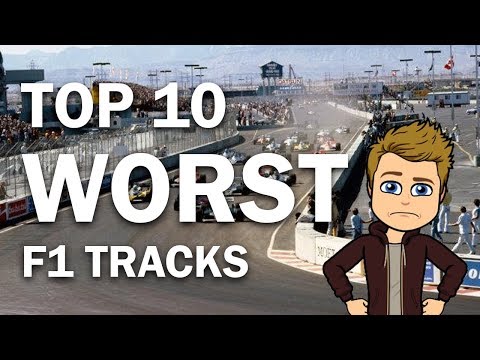 Top 10 WORST Formula One Tracks