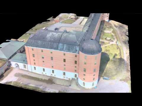 3D modell av Uppsala Slott